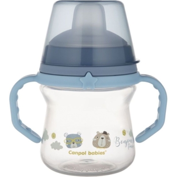 Кружка тренувальна Canpol babies First Cup Bonjour Paris, 150 мл, синій (612_blu) - Pampik