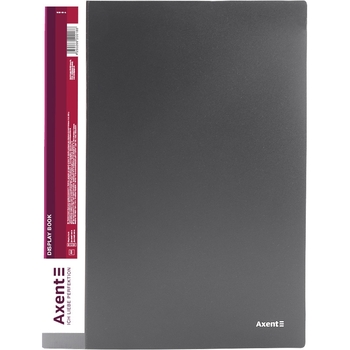 Дисплей-книга Axent А4 20 файлiв сіра (1020-03-A) - Pampik
