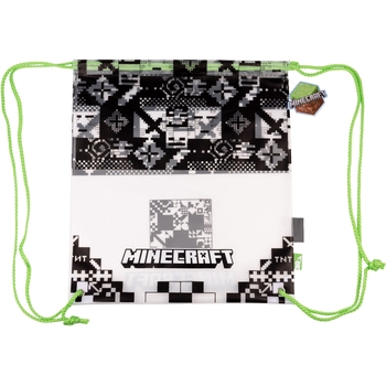 Сумка для взуття Yes SB-16 Minecraft біла з сірим (533530) - Pampik - 2