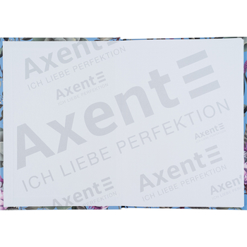 Книга записная Axent Bloom A5, в клеточку, 96 листов, голубая (8456-2-A) - Pampik - 3