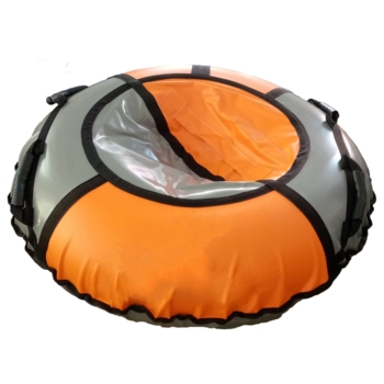 Тюбинг Traverse Стандарт, d 100 см, серый с оранжевым - Pampik