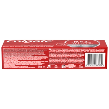 Зубна паста Colgate Max White Luminous відбілююча, безпечна для емалі, 75 мл - Pampik - 2