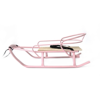 Санки Vitan Спринтер зі спинкою рожеві (2030112) - Pampik - 2