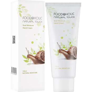Зволожуючий крем для рук Food A Holic Moisture Hand Cream Snail з муцином равлика 100 мл - Pampik - 2