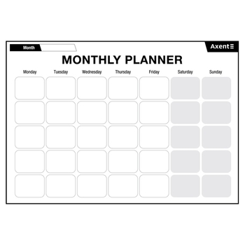 Планер настінний Axent на місяць А3 (9619-A) - Pampik