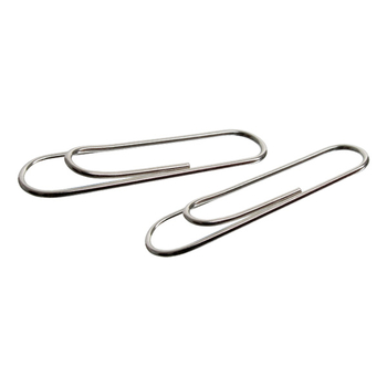 Скрепки Axent с загибом никелированные 28 мм 100 шт. (4104-A) - Pampik - 2