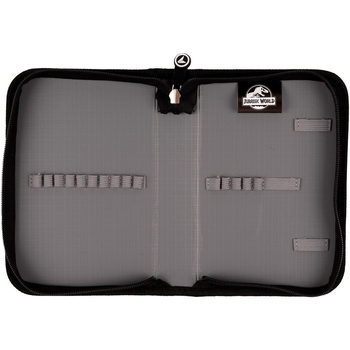 Пенал жесткий Yes HP-02 Jurassic World, 13х21х3 см, черный с красным (533134) - Pampik - 3