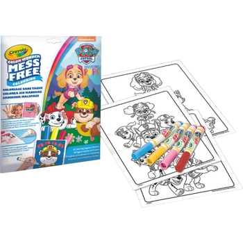 Розмальовка Crayola Color Wonder Paw Patrol 18 сторінок та 4 фломастери (75-2814-M) - Pampik