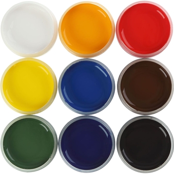 Гуашь Zibi Kids Line Classic 9 цветов (ZB.6611) - Pampik - 3