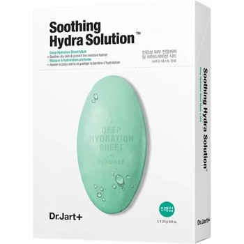 Набор масок для смягчения кожи Dr.Jart+ Soothing Hydra Solution 125 г (5 шт. по 25 г) - Pampik