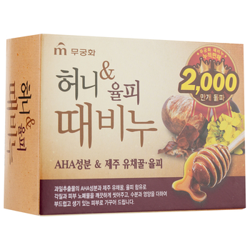 Мыло-скраб для лица и тела Mukunghwa Honey&Chestnut, 90 г - Pampik - 2