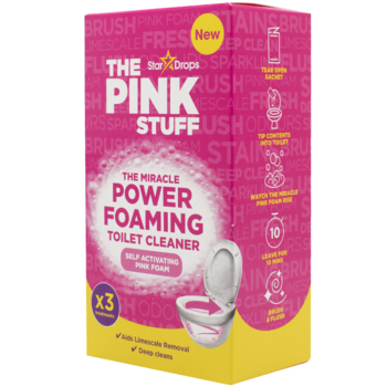 Порошок для чистки унитаза The Pink Stuff, 300 г (3 x 100 г) - Pampik