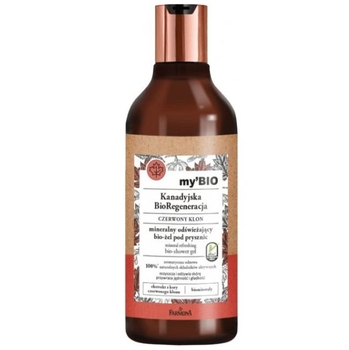 Гель для душа минеральный Farmona my'Bio Красный клен, освежающий, 500 мл - Pampik