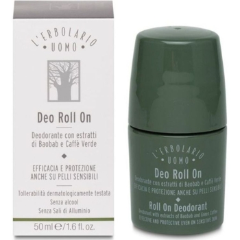 Дезодорант роликовий L'Erbolario Deodorante Roll On Uomo, з баобабом, 50 мл - Pampik