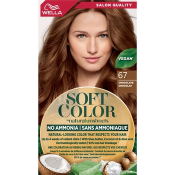 Фарба для волосся Wella Soft Color відтінок 67 Шоколад, 125 мл - Pampik