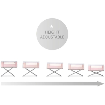 Приставне ліжко Hauck Face to Me Pink, рожеве (60852-4) - Pampik - 12