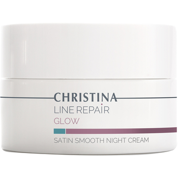 Нічний крем Christina Line Repair Glow Satin Smooth Night Cream Гладкість сатину 50 мл - Pampik