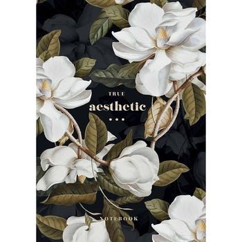 Зошит для ескізів Muse, А5, без лініювання, 64 арк., біла магнолія (A5-3C-064-368) - Pampik