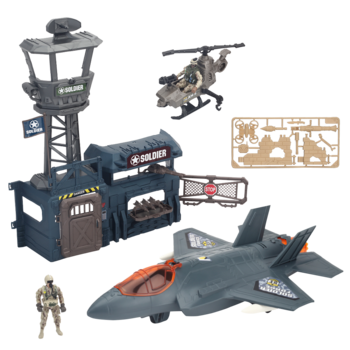 Ігровий набір Chap Mei Soldier Force Stealth F-35 Combat Jet (545167) - Pampik - 4