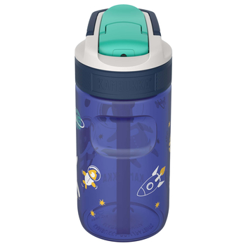 Пляшка для води дитяча Kambukka Lagoon Space Animals, 400 мл, синя (11-04041) - Pampik - 3