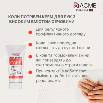 Крем для рук Acme Pharma Extra Care 4 в 1 с содержанием мочевины 15%, 90 мл - Pampik - 5