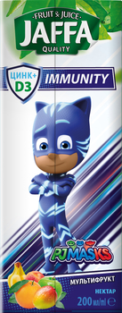 Нектар Jaffa Immunity Мультифруктовий 200 мл - Pampik - 2