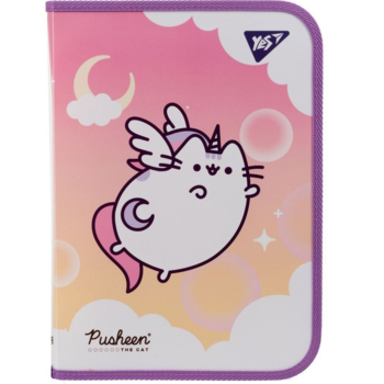 Папка факультативная Yes Pusheen, A4, на молнии (491975) - Pampik