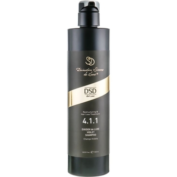 Фиолетовый шампунь DSD de Luxe 4.1.1 Violet Shampoo для ухода за светлыми и седыми волосами, 500 мл - Pampik