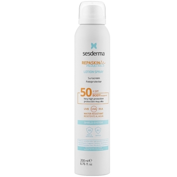 Солнцезащитный спрей для детей Sesderma Repaskin Pediatrics Body Lotion Spray SPF50+, 200 мл - Pampik