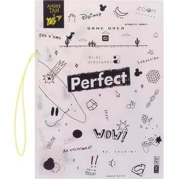 Папка-уголок Yes By Andre Tan Light Crystal, A4, на резинке (491945) - Pampik