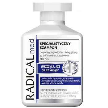 Шампунь для волосся та шкіри голови Radical Med Expert Care при псоріатичних ураженнях, 300 мл - Pampik