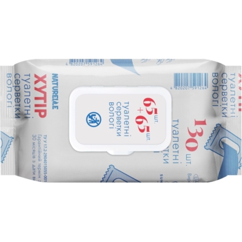 Влажные туалетные салфетки Naturelle Хутор 130 шт - Pampik