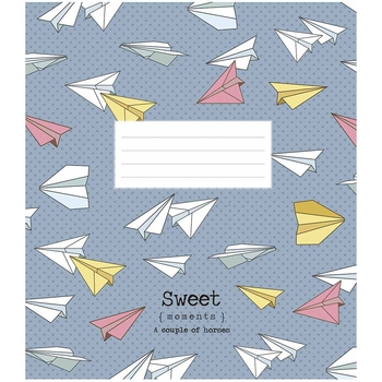 Зошит загальний Школярик Cool things, в лінійку, 36 арк, ВД-лак, 20 шт. (036-3219L) - Pampik