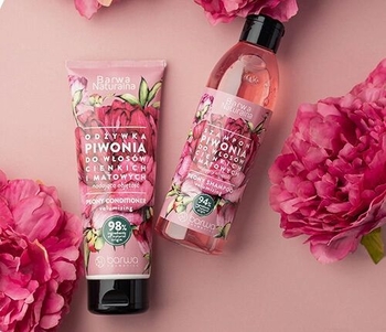 Шампунь Barwa Natural Для увеличения объема волос с экстрактом пиона, 300 мл - Pampik - 2