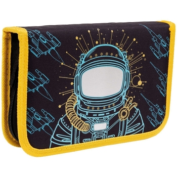 Пенал жесткий 1 Вересня HP-02 Deep Space, 13х21х3 см, серый (533446) - Pampik