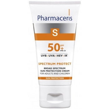 Солнцезащитный крем широкого спектра действия Pharmaceris S Sun Protect, SPF50+, 50 мл (E14906) - Pampik