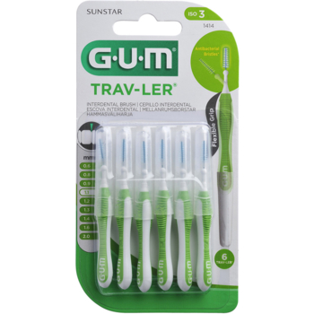 Щітка для міжзубних проміжків GUM TravLer 1.1 мм, 6 шт. - Pampik