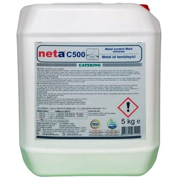 Засіб для видалення металевих подряпин з керамічного посуду Neta С 500 концентрат 1:10, 5 кг - Pampik