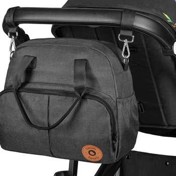 Коляска 3 в 1 Lionelo Amber Dreamin, чорна - Pampik - 12