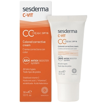 СС-крем для лица Sesderma C-Vit SPF15, 30 мл - Pampik