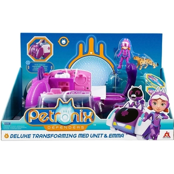 Игровой набор Petronix Defenders Мега-трансформер Китти и фигурка Эммы (123197) - Pampik - 12