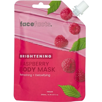 Маска для тіла Face Facts Brightening Raspberry Body Mask освітлювальна малинова 200 мл - Pampik