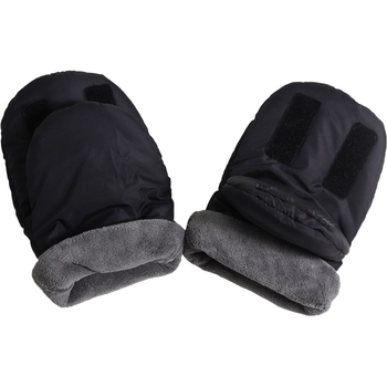 Перчатки-муфта Kaiser Ben, из теплого флиса, черные (6575425) - Pampik - 4