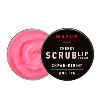 Сахарный скраб для губ Mayur Вишневый конфитюр, 15 г - Pampik
