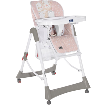 Стульчик для кормления Lorelli Gusto, розовый (24414) - Pampik