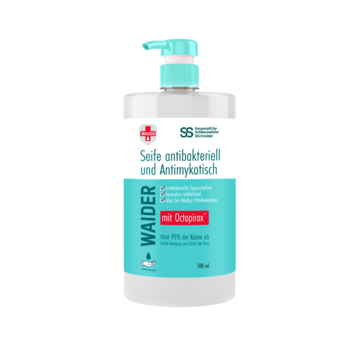 Мило рідке Waider Антибактеріальне та протигрибкове, 0,5 л - Pampik