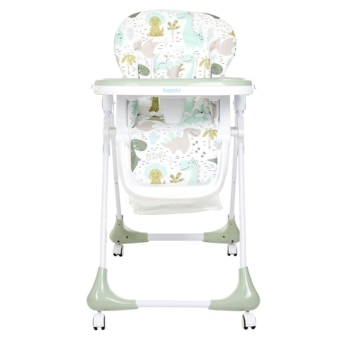 Стільчик для годування Bambi M 3233 Dino Pine Green, зелений (23101) - Pampik - 2