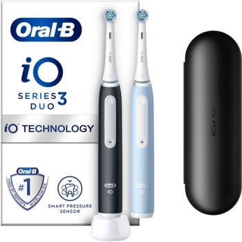 Електрична зубна щітка Oral-B iO Series 6 Duo iOM6d.2I6.1, 3753+додаткова ручка - Pampik