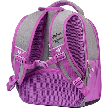 Рюкзак каркасний Yes H-100 Minnie Mouse, серый с сиреневым (552174) - Pampik - 3