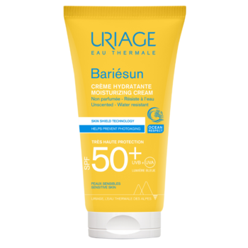 Сонцезахисний зволожуючий крем Uriage Bariesun SPF50+, без ароматизаторів, 50 мл - Pampik